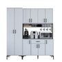 Hanah Home Armario Multiusos Blanco JE133 - 3054